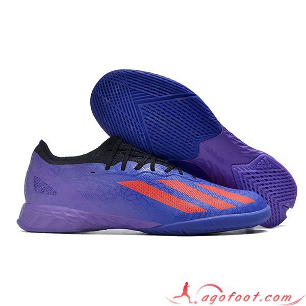 Adidas Chaussures de Foot X CRAZYFAST.1 IC BOOTS Pourpre/Rouge