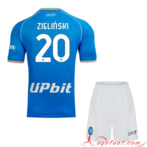 Maillot de Foot SSC Naples (ZIELINSKI #20) Enfants 2023/2024 Domicile