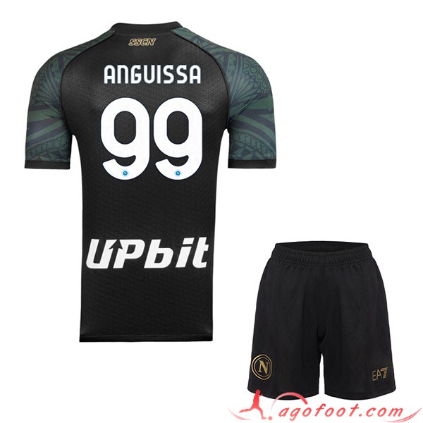 Maillot de Foot SSC Naples (ANGUISSA #99) Enfants 2023/2024 Third