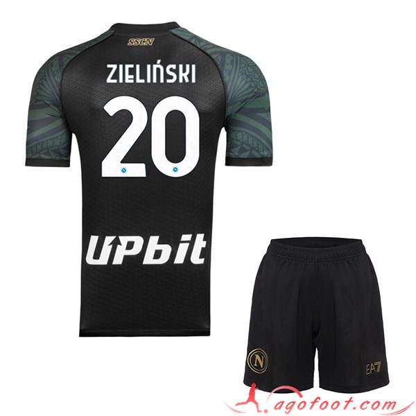Maillot de Foot SSC Naples (ZIELINSKI #20) Enfants 2023/2024 Third
