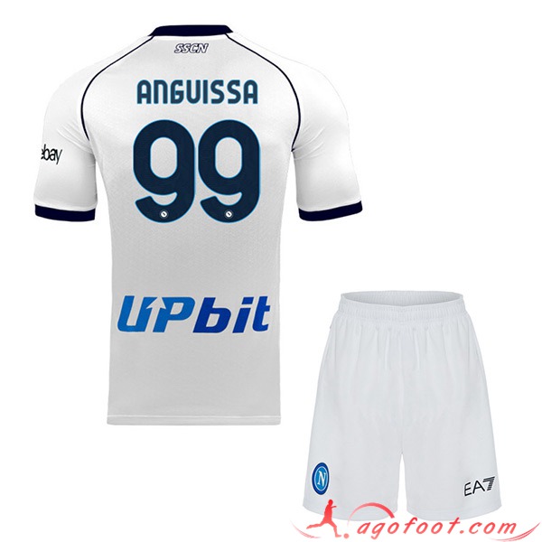 Maillot de Foot SSC Naples (ANGUISSA #99) Enfants 2023/2024 Exterieur