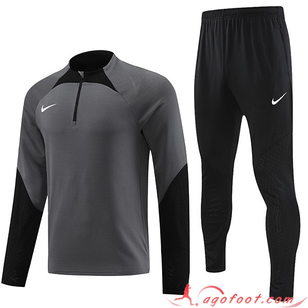 Ensemble Survetement de Foot Nike Gris 2023/2024 -02