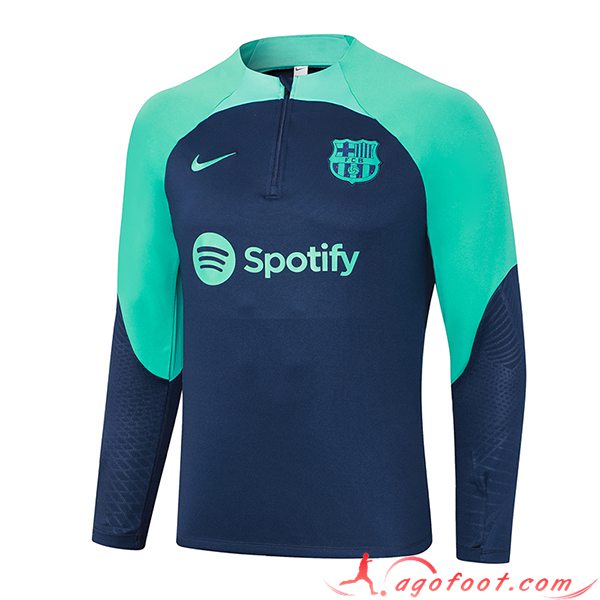 Sweatshirt Training FC Barcelone Bleu Marine 2023/2024