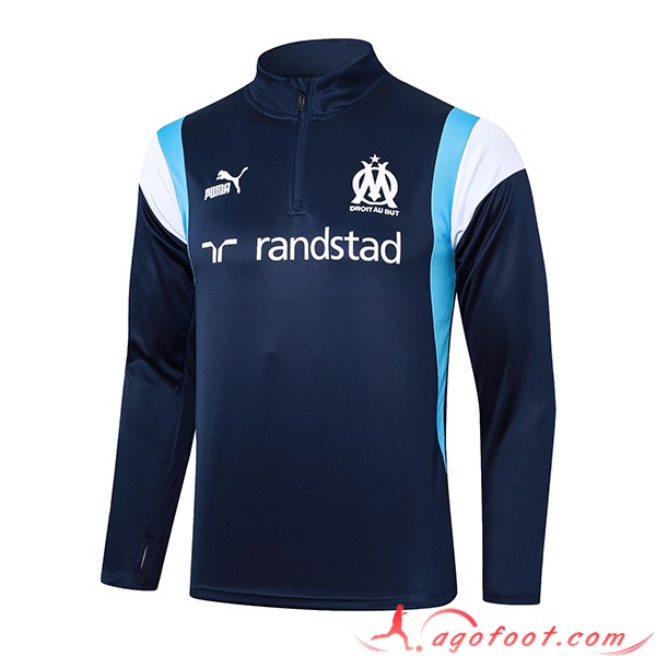 Sweatshirt Training Marseille Bleu Marine 2023/2024 -02