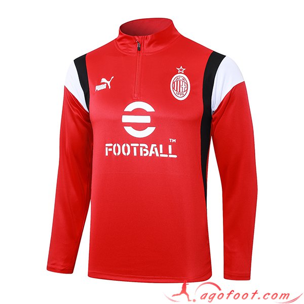 Sweatshirt Training Milan AC Rouge 2023/2024 -02