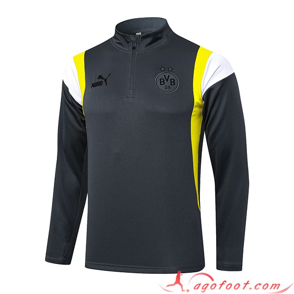 Sweatshirt Training Dortmund Gris 2023/2024 -02