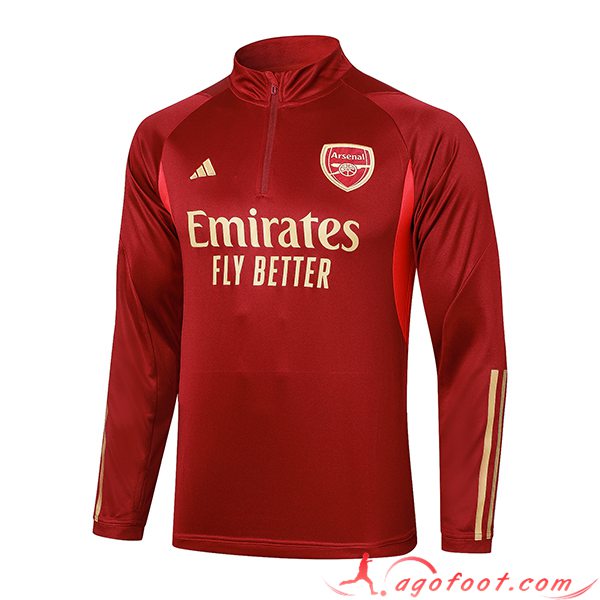 Sweatshirt Training Arsenal Rouge 2023/2024 -04