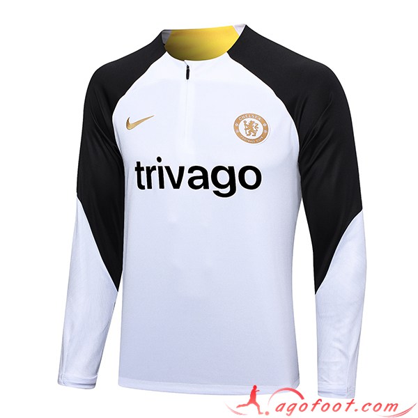 Sweatshirt Training FC Chelsea Blanc 2023/2024 -02