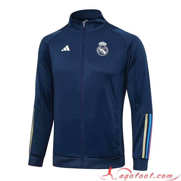 Veste Foot Real Madrid Bleu Marine 2023/2024 -02