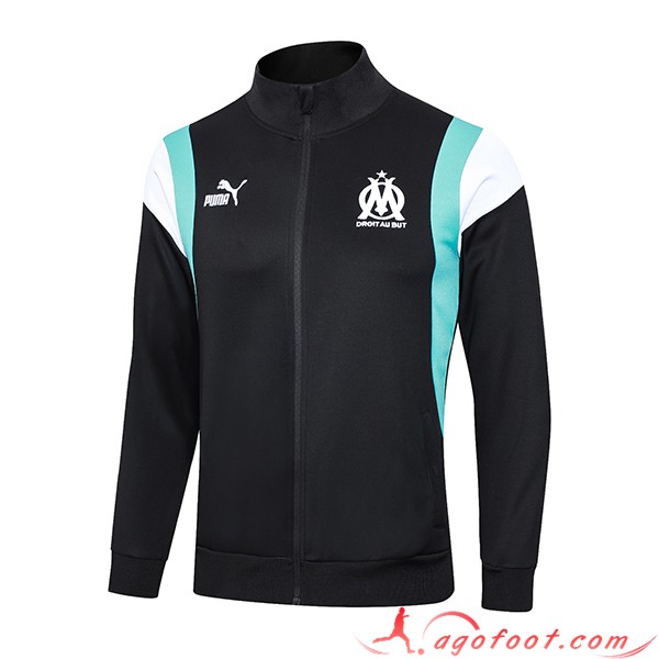 Veste Foot Marseille Noir 2023/2024