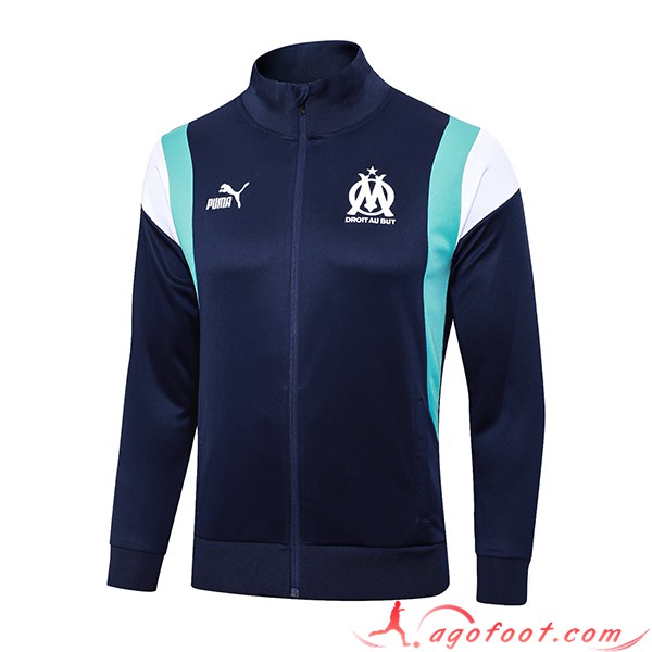 Veste Foot Marseille Bleu Marine 2023/2024