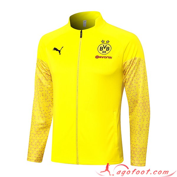 Veste Foot Dortmund Jaune 2023/2024