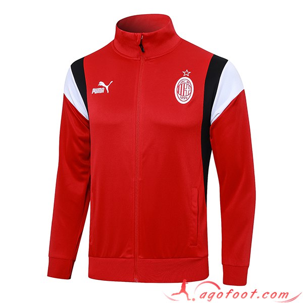 Veste Foot Milan AC Rouge 2023/2024 -02