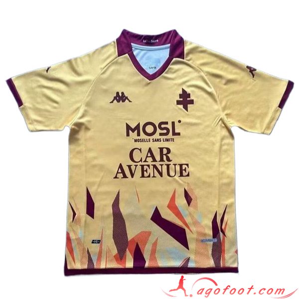  Photo Maillot de Foot FC Metz Exterieur 2023/2024 Motiv 