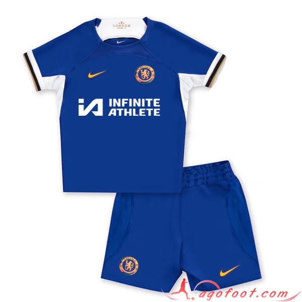Maillot de Foot FC Chelsea Enfant Sponsor Domicile 2023/2024