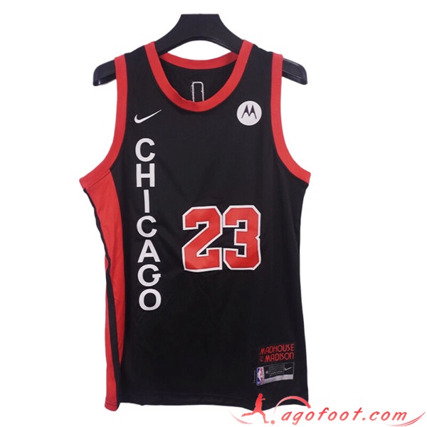 Maillot Chicago Bulls (JORDAN #23) 2023/24 Noir/Rouge -03
