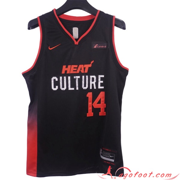 Maillot Miami Heat (HERRO #14) 2023/24 Noir/Rouge