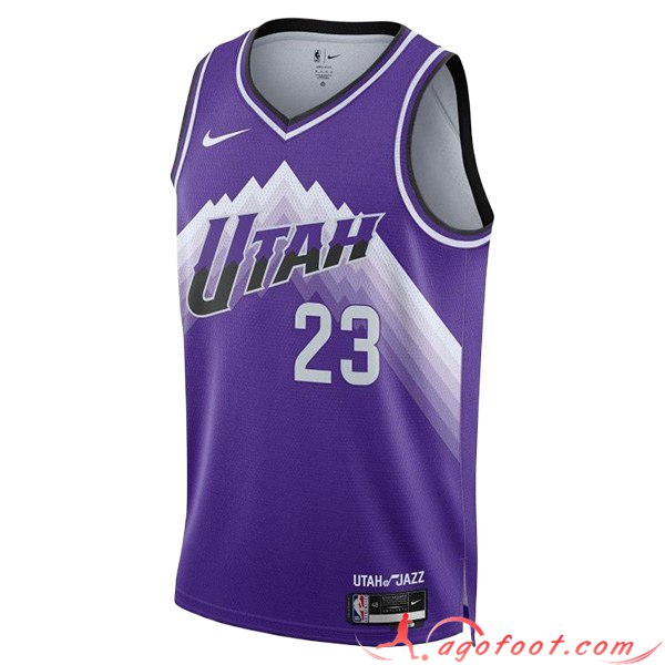 Maillot Utah Jazz (MARKKANEN #23) 2023/24 Pourpre