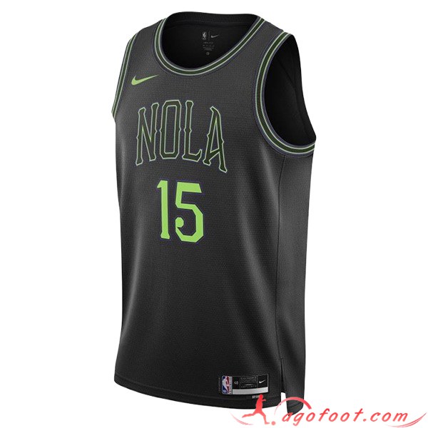 Maillot New Orleans Pelicans (ALVARADO #15) 2023/24 Noir/Vert