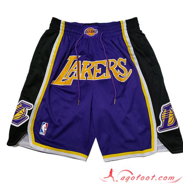 Shorts NBA Los Angeles Lakers 2023/24 Bleu/Noir
