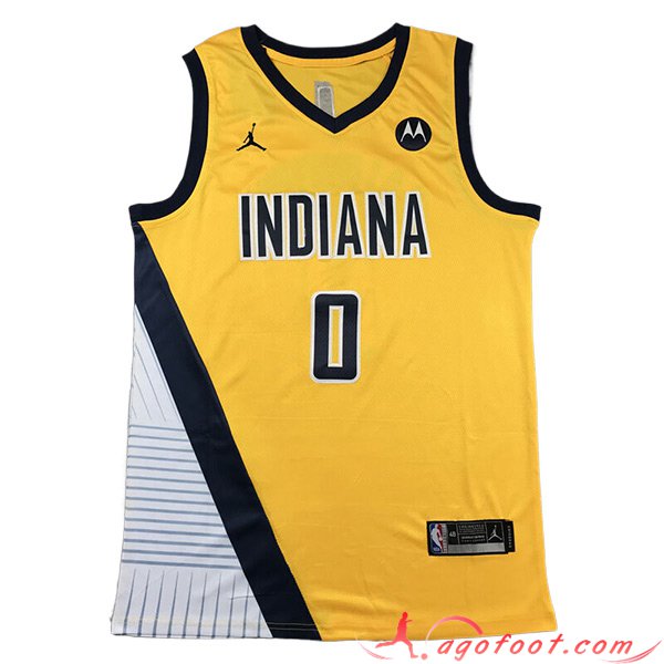 Maillot New Orleans Pelicans (HALIBURTON #0) 2023/24 Jaune