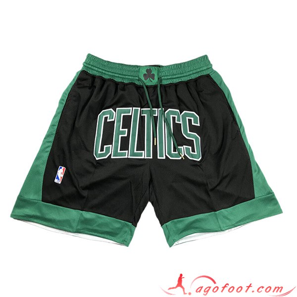 Shorts NBA Boston Celtics 2023/24 Noir/Vert