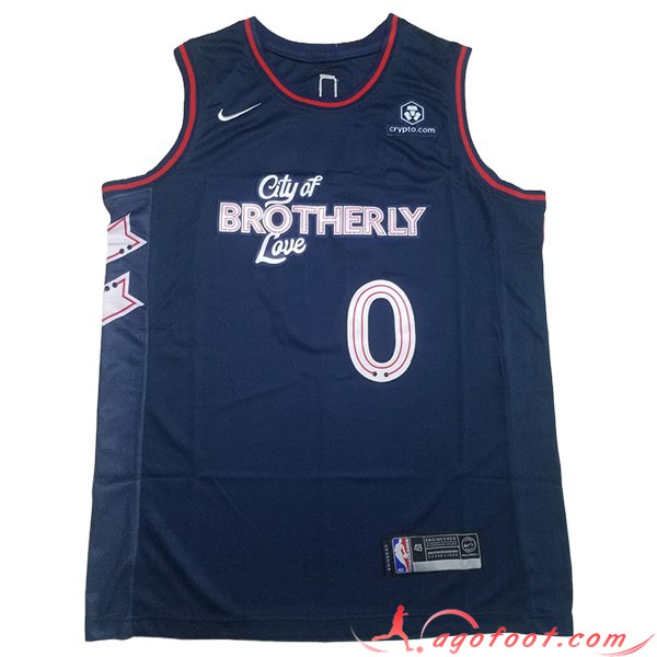 Maillot Philadelphia 76ers (MAXEY #0) 2023/24 Bleu Foncé