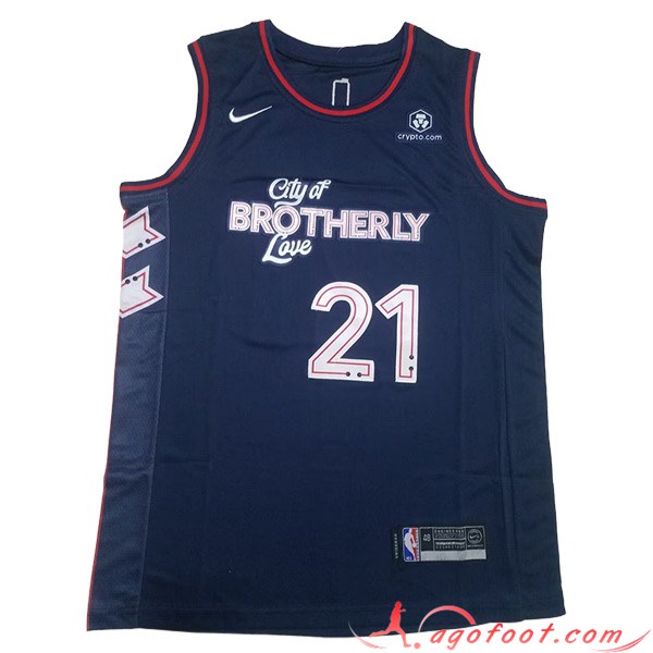 Maillot Philadelphia 76ers (EMBIID #21) 2023/24 Bleu Foncé