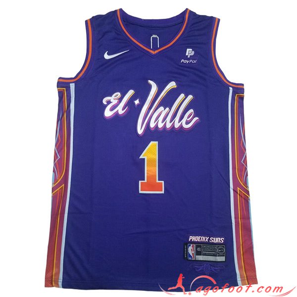 Maillot Phoenix Suns (BOOKER #1) 2023/24 Pourpre -02