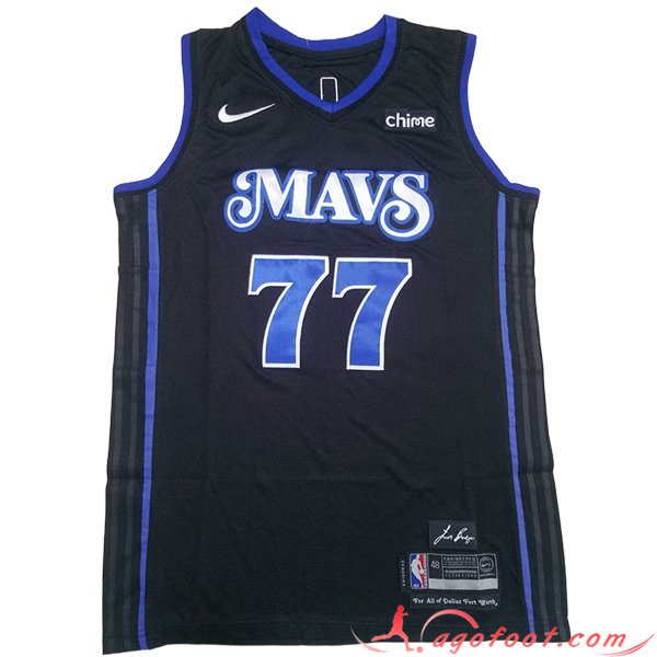 Maillot Dallas Mavericks (DONCIC #77) 2023/24 Bleu Foncé