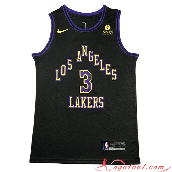 Maillot Los Angeles Lakers (DAVIS #3) 2023/24 Noir -02