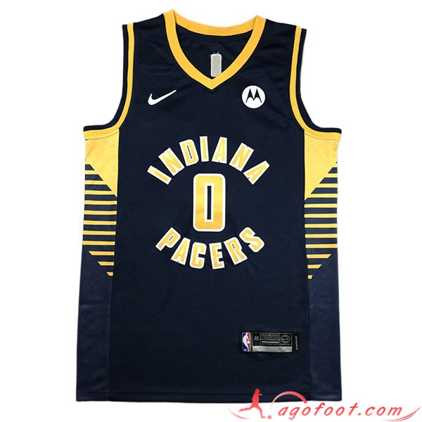 Maillot Indiana Pacers (HALIBURTON #0) 2023/24 Bleu Foncé
