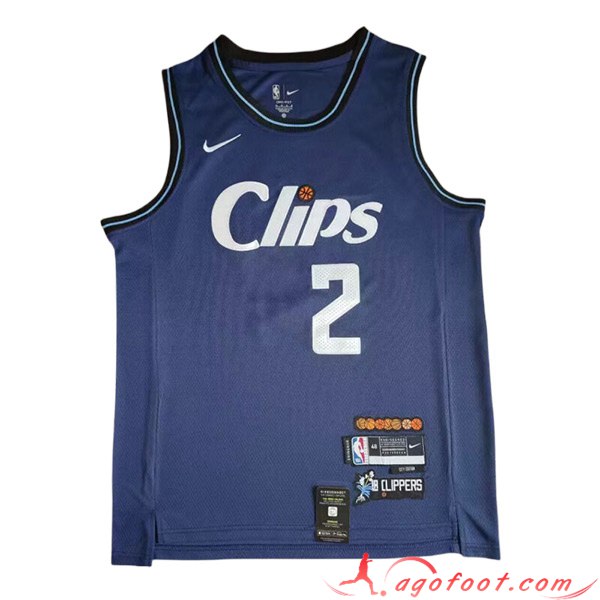 Maillot Los Angeles Clippers (LEONARD #2) 2023/24 Bleu