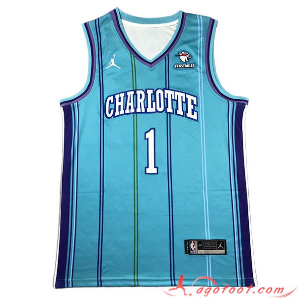 Maillot Charlotte Hornets (BALL #1) 2023/24 Vert/Bleu