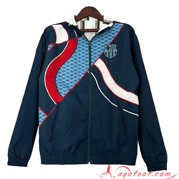 Coupe-Vent FC Barcelone Bleu 2023/2024 -02
