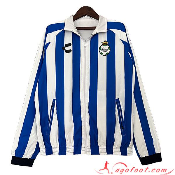 Coupe-Vent Santos Laguna Bleu/Blanc 2023/2024