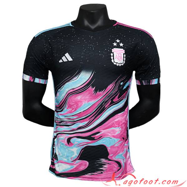 Maillot Equipe Foot Argentine Special Edition Noir/Rose 2023/2024