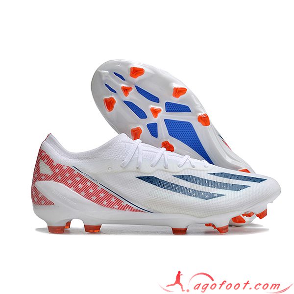Adidas Chaussures de Foot X CRAZYFAST MESSI.1 FG BOOTS Blanc -02