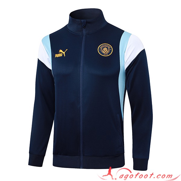 Veste Foot Manchester City Bleu Marine 2023/2024