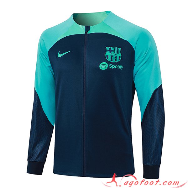 Veste Foot FC Barcelone Bleu Marine 2023/2024