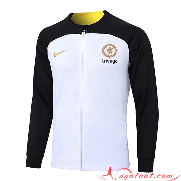Veste Foot FC Chelsea Blanc 2023/2024
