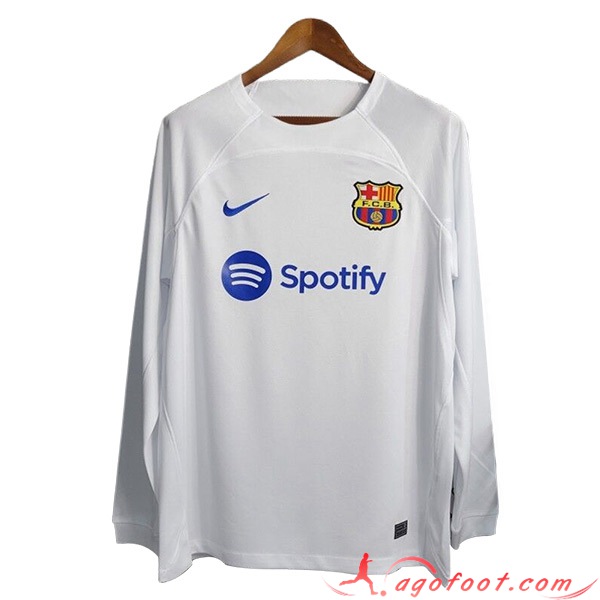 Maillot de Foot FC Barcelone Exterieur Manches Longues 2023/2024