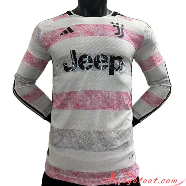 Maillot de Foot Juventus Exterieur Manches Longues 2023/2024