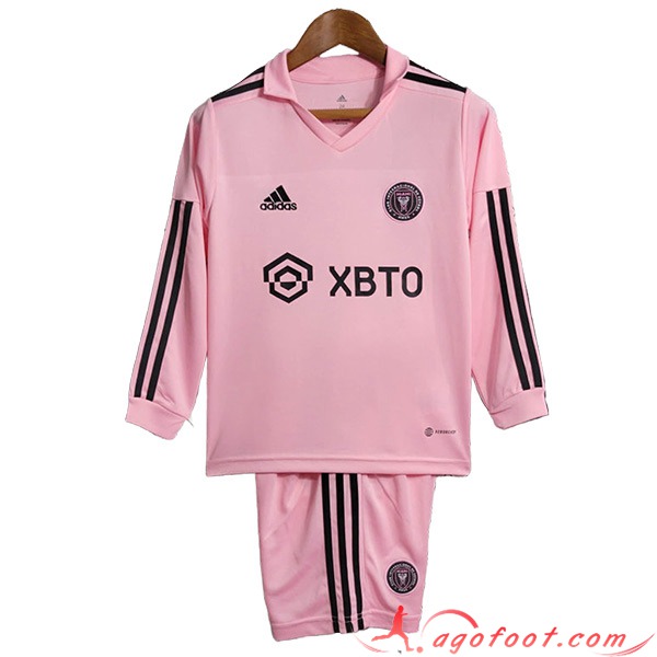 Maillot de Foot Inter Miami CF Enfant Domicile Manches Longues 2023/2024