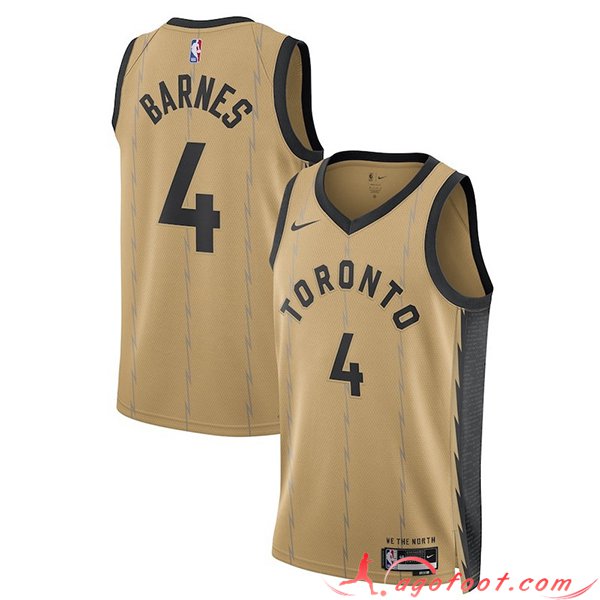 Maillot Toronto Raptors (BARNES #4) 2023/24 Brun
