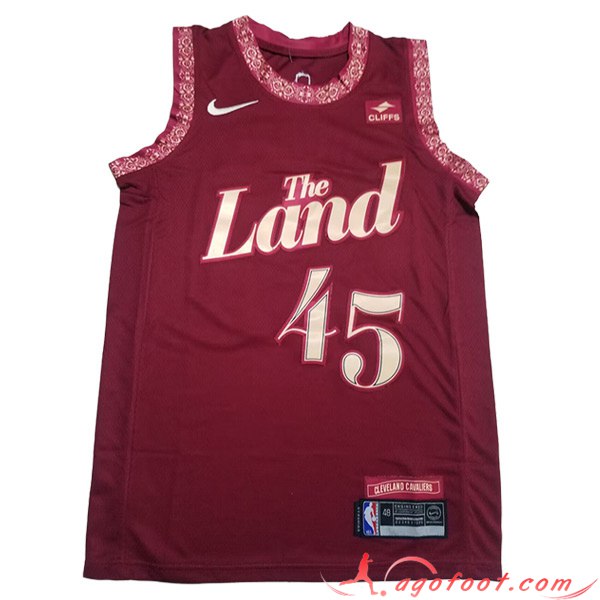 Maillot Cleveland Cavaliers (MITCHELL #45) 2023/24 Rouge