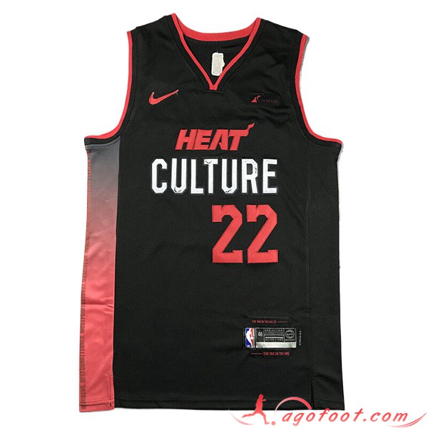 Maillot Miami Heat (BUTLER #22) 2023/24 Noir/Rouge -02