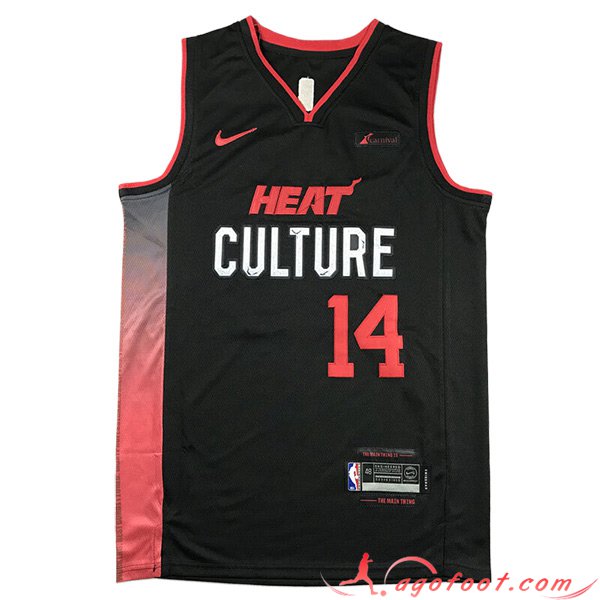 Maillot Miami Heat (HERRO #14) 2023/24 Noir/Rouge -02