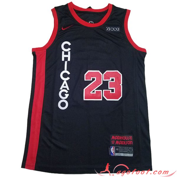 Maillot Chicago Bulls (JORDAN #23) 2023/24 Noir/Rouge -04