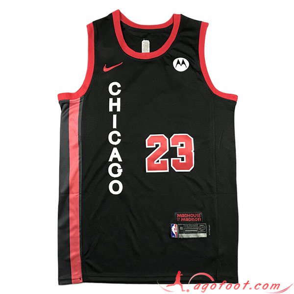 Maillot Chicago Bulls (JORDAN #23) 2023/24 Noir/Rouge -05